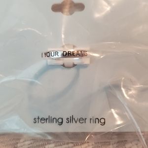 Itsy Bitsy ring-Sz 6-Follow Your Dreams
